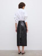 2026 House of Dagmar Midi Skirt - Size 36 - Brand New With Tags