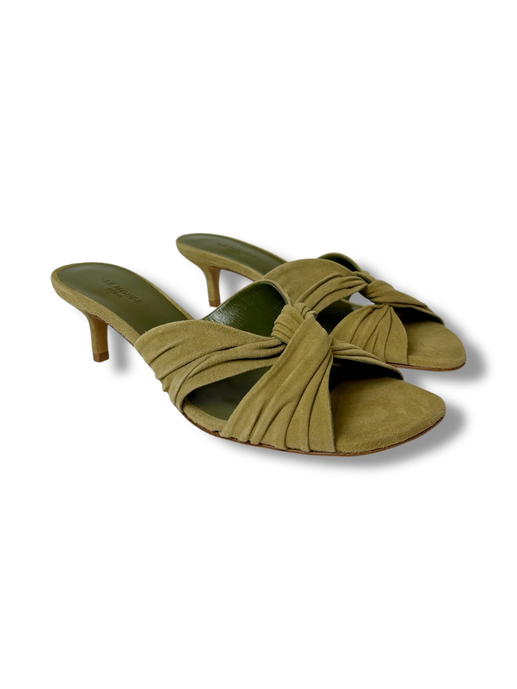 2026 Le Monde Béryl Antonia Suede Kitten Heel - Size 37.5 - Brand New