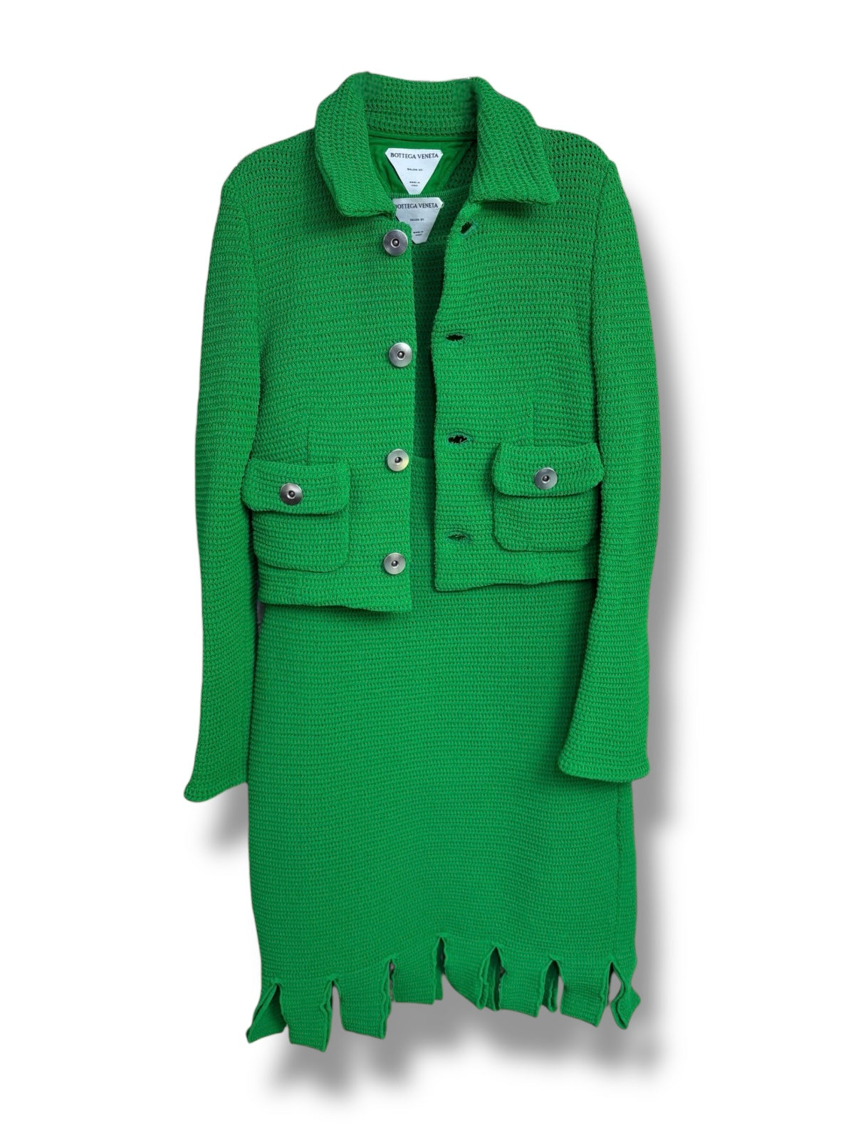 2021 Bottega Veneta Jacket and Dress Set - Size 8 - Excellent Condition