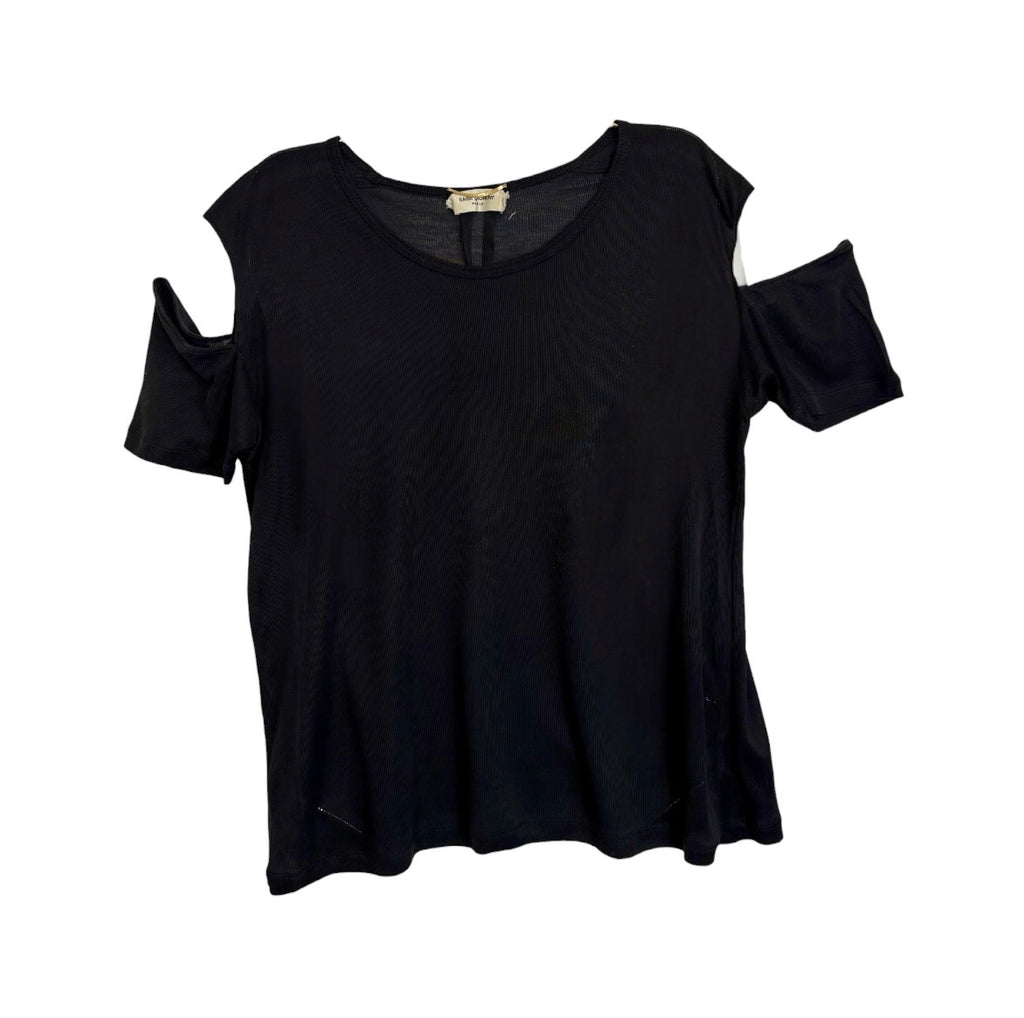 Saint Laurent Cold Shoulder Tee - Size 36 - Good Condition