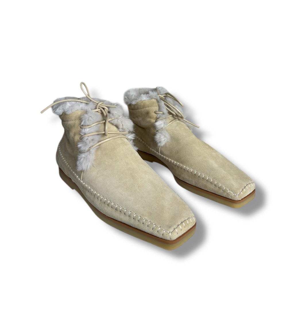 Totême Suede Lace Up Moccasin - Size 41