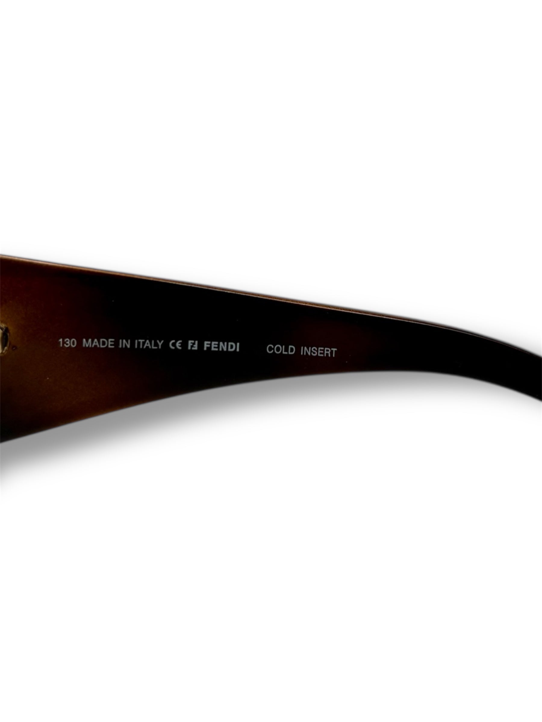 Vintage Fendi FF Motif Sunglasses - Very Good Condition