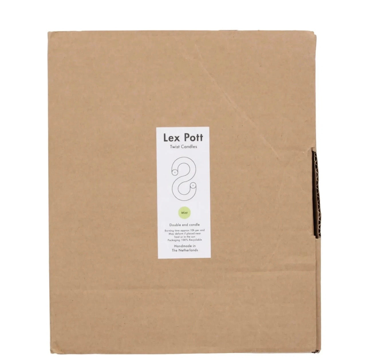 Lex Pott Decorative Double Twist Candle - Brand New