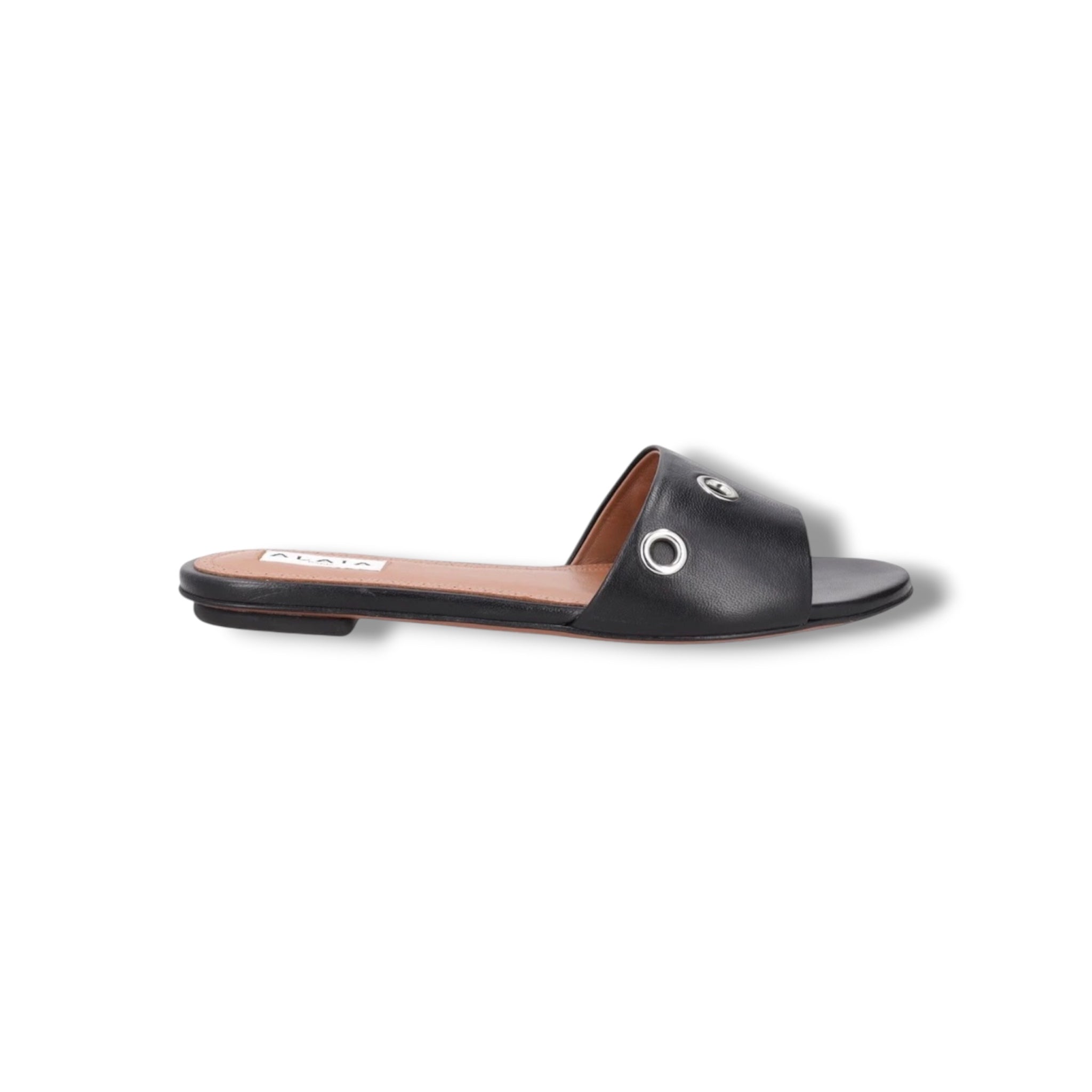 Alaïa Flat Embellished Slides - Size 36 - Brand New