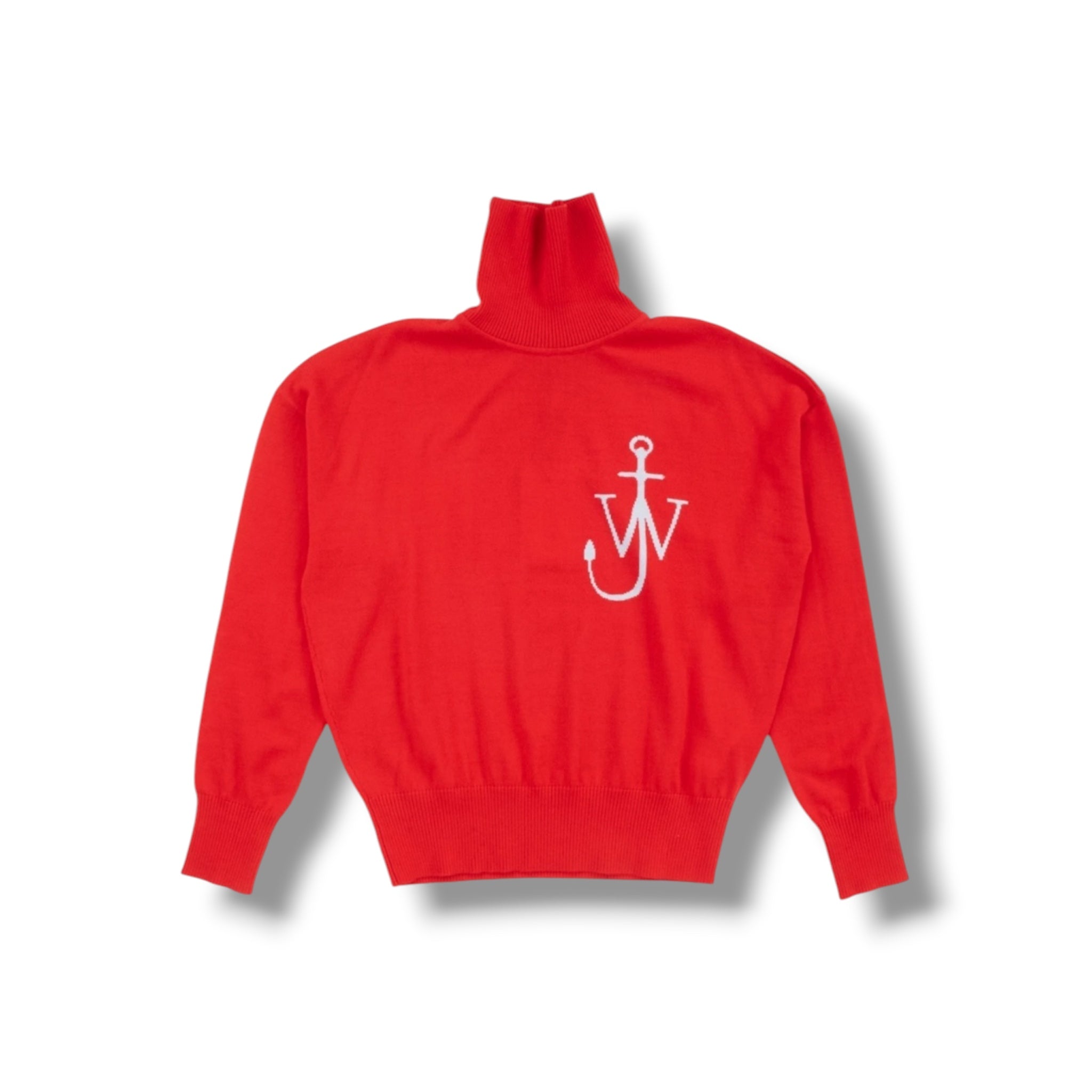 JW Anderson Logo Funnel Neck Knit - Size Small - Brand New With Tags