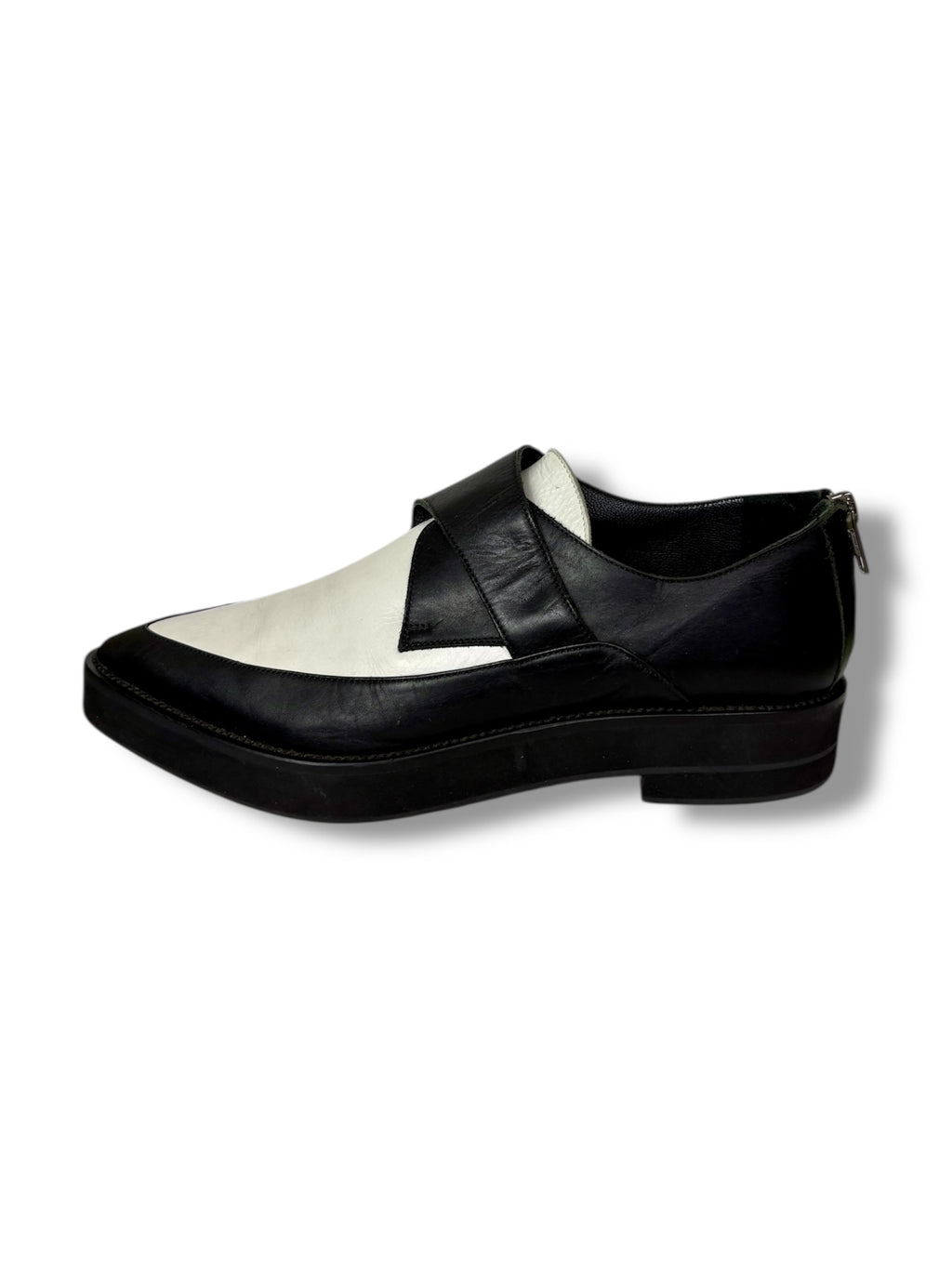 Helmut Lang Two Tone Leather Clean Creeper - Size 38 - Excellent Condition