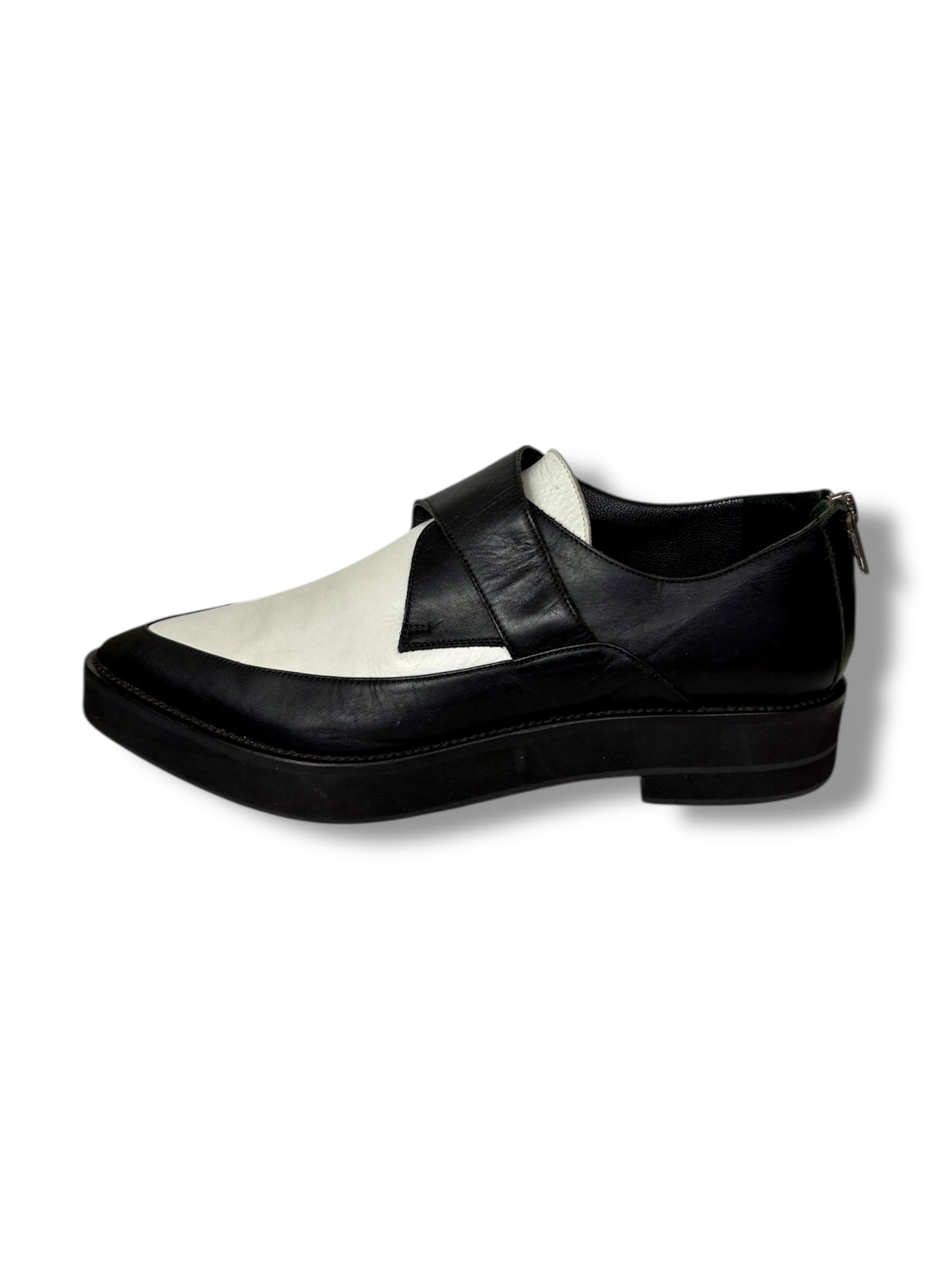 Helmut Lang Two Tone Leather Clean Creeper - Size 38 - Excellent Condition