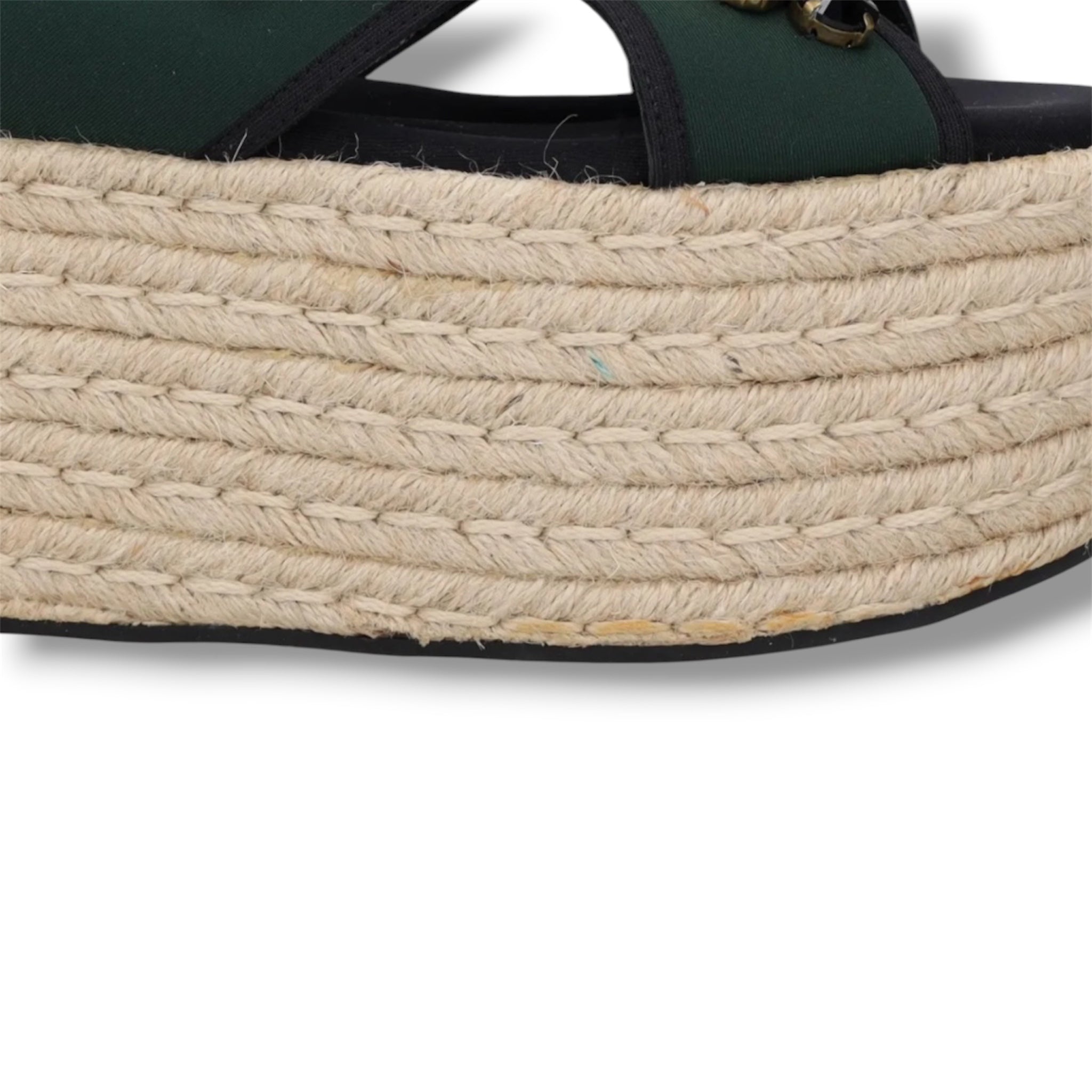 2018 Marni Embellished Espadrille Platform Sandals- Size 5 - Very Good Condition