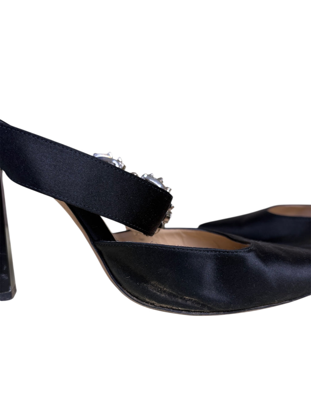 Jimmy Choo Satin Mules - Size 41 - Good Condition