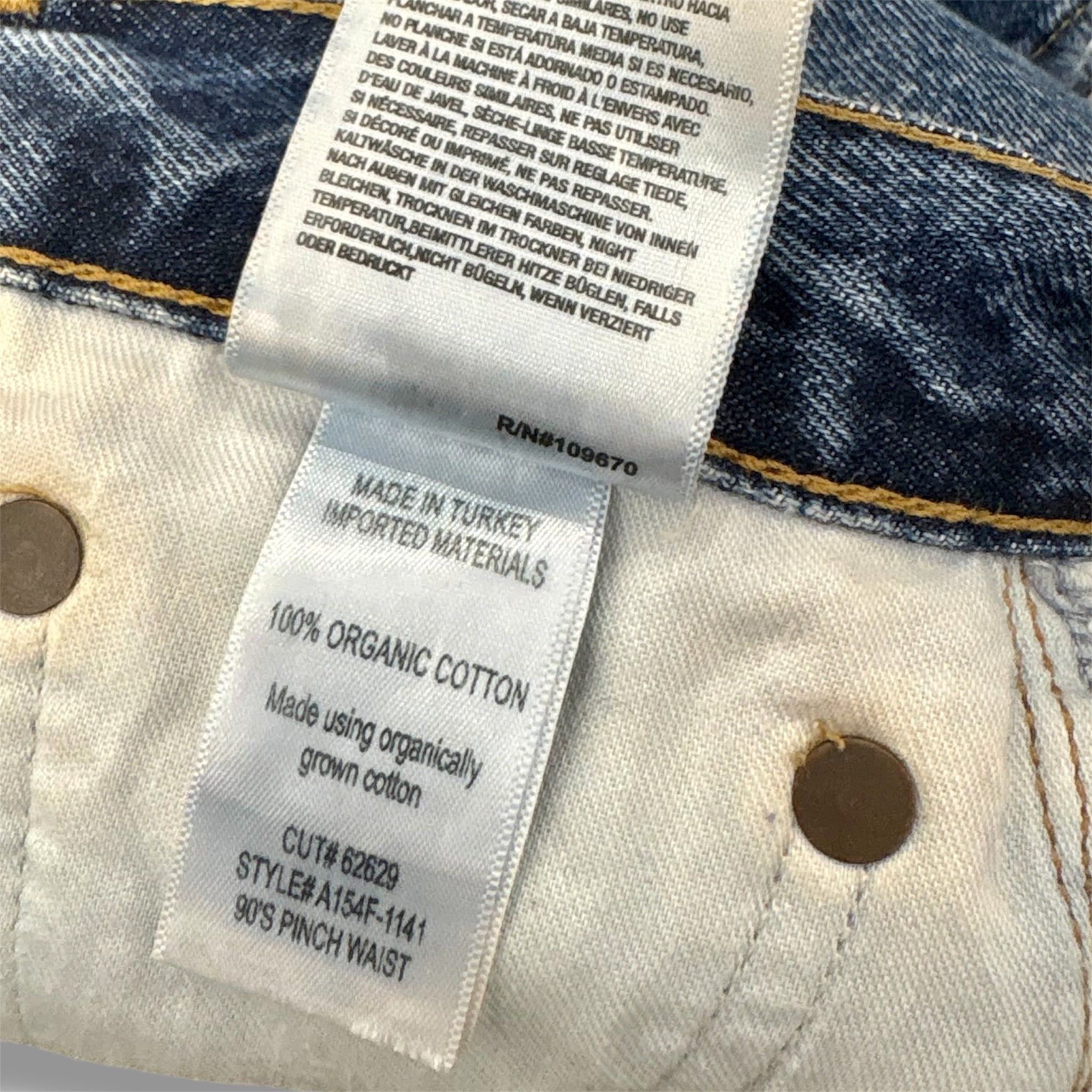 Agolde 90's Pinch Waist Jeans - Size 25 - Excellent Condition