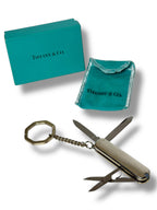Vintage Tiffany&Co Sterling Silver and 18K Gold Swiss Army Knife - Very Good Condition