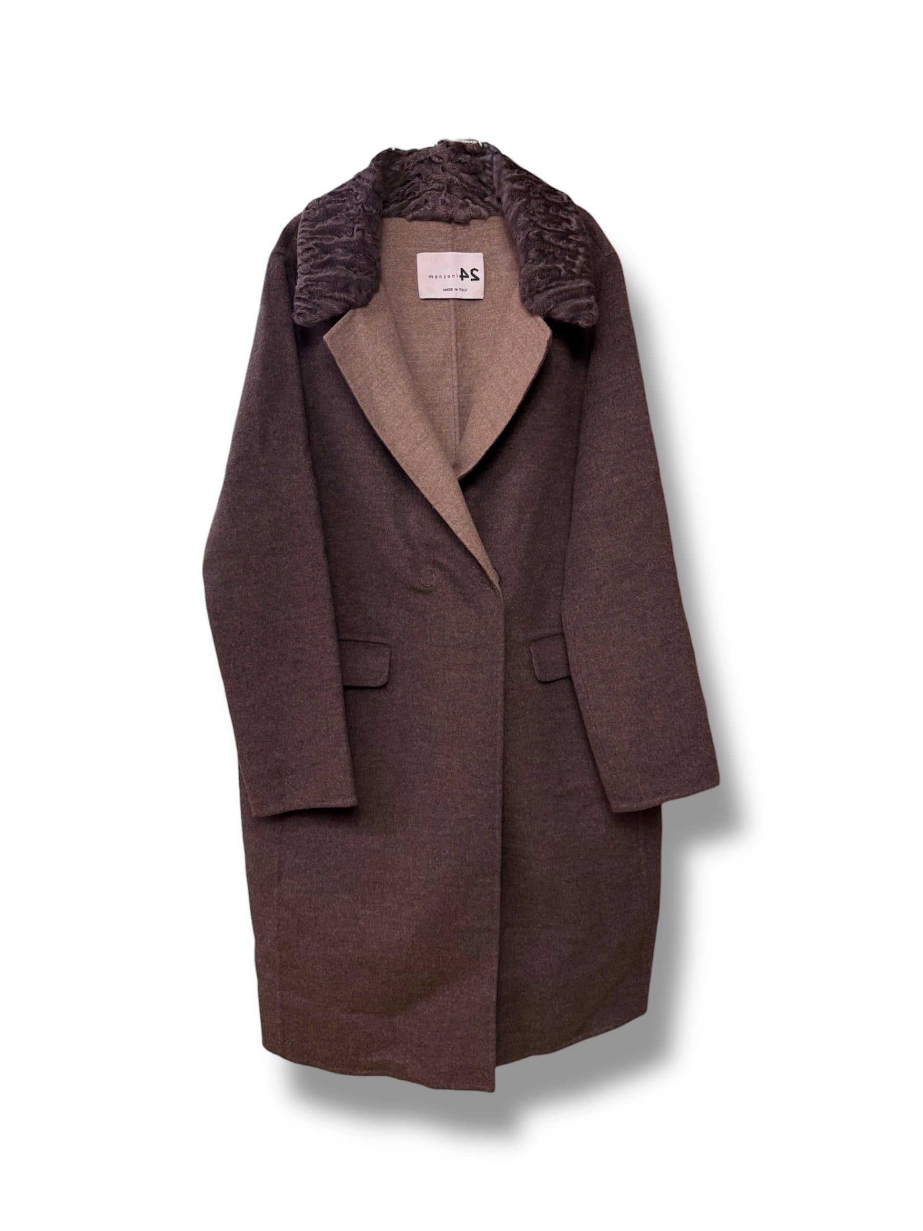 Manzoni 24 Double Faced Coat - Size IT42 - Excellent Condition