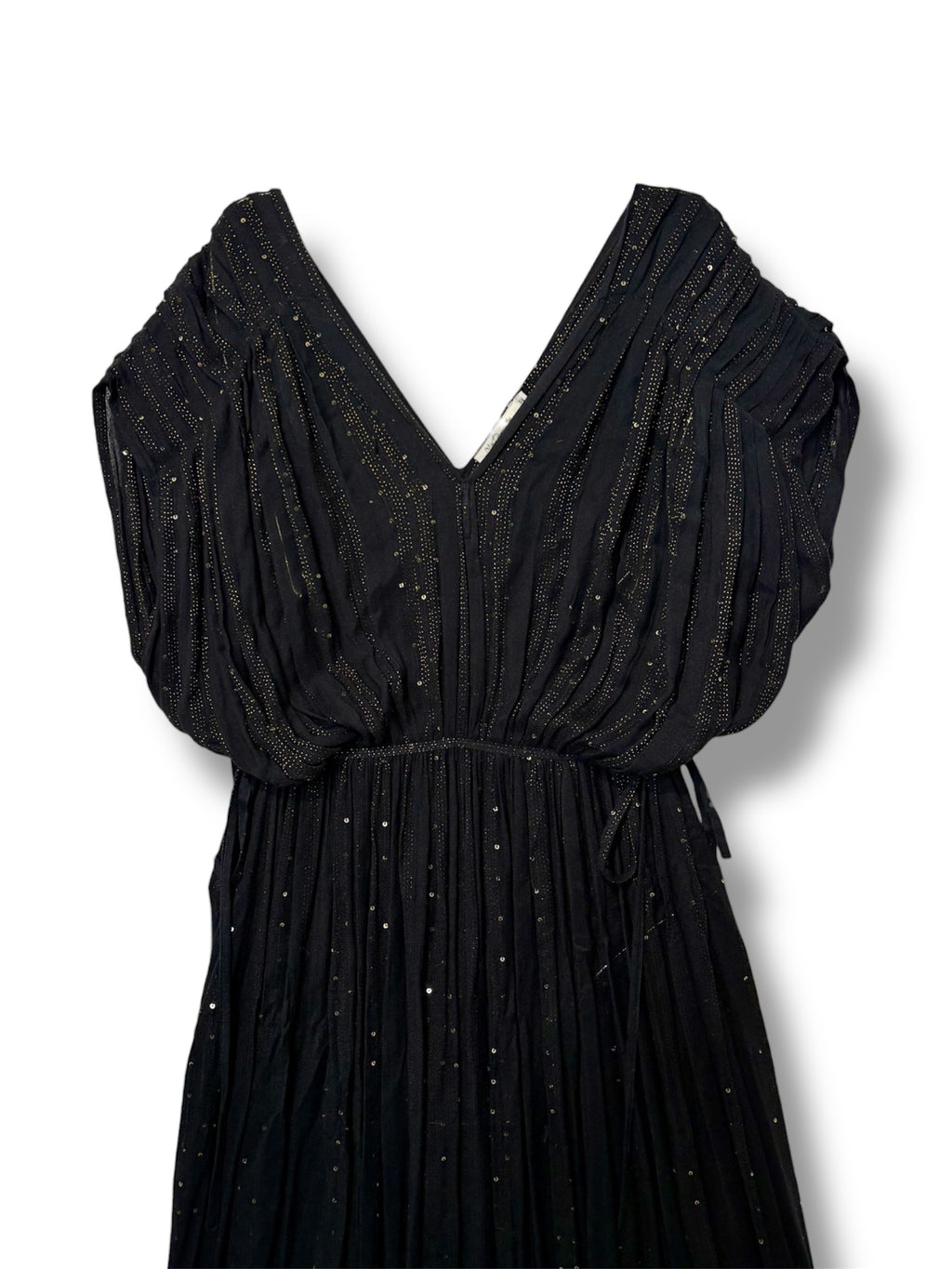 Mes Demoiselles 'Nokomis' Black Maxi Dress - Size 36 - Very Good Condition
