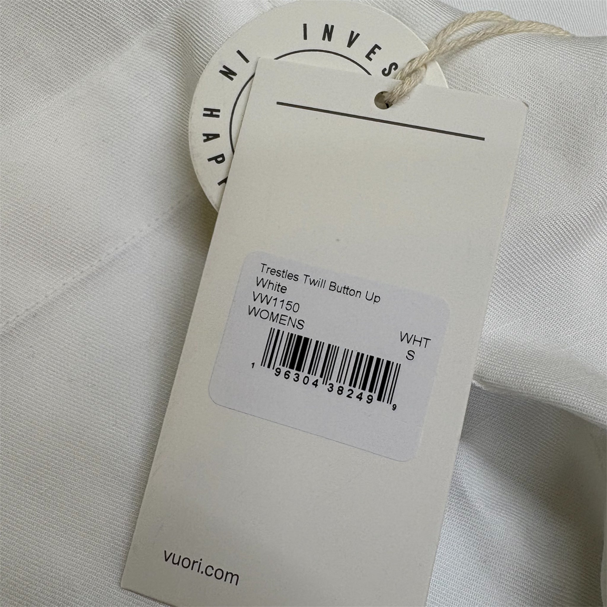 Vuori Trestle Twill Shirt - Size Small - Excellent Condition