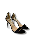 Manolo Blahnik Chaos Pearl Sandals - Size 41 - Very Good Condition