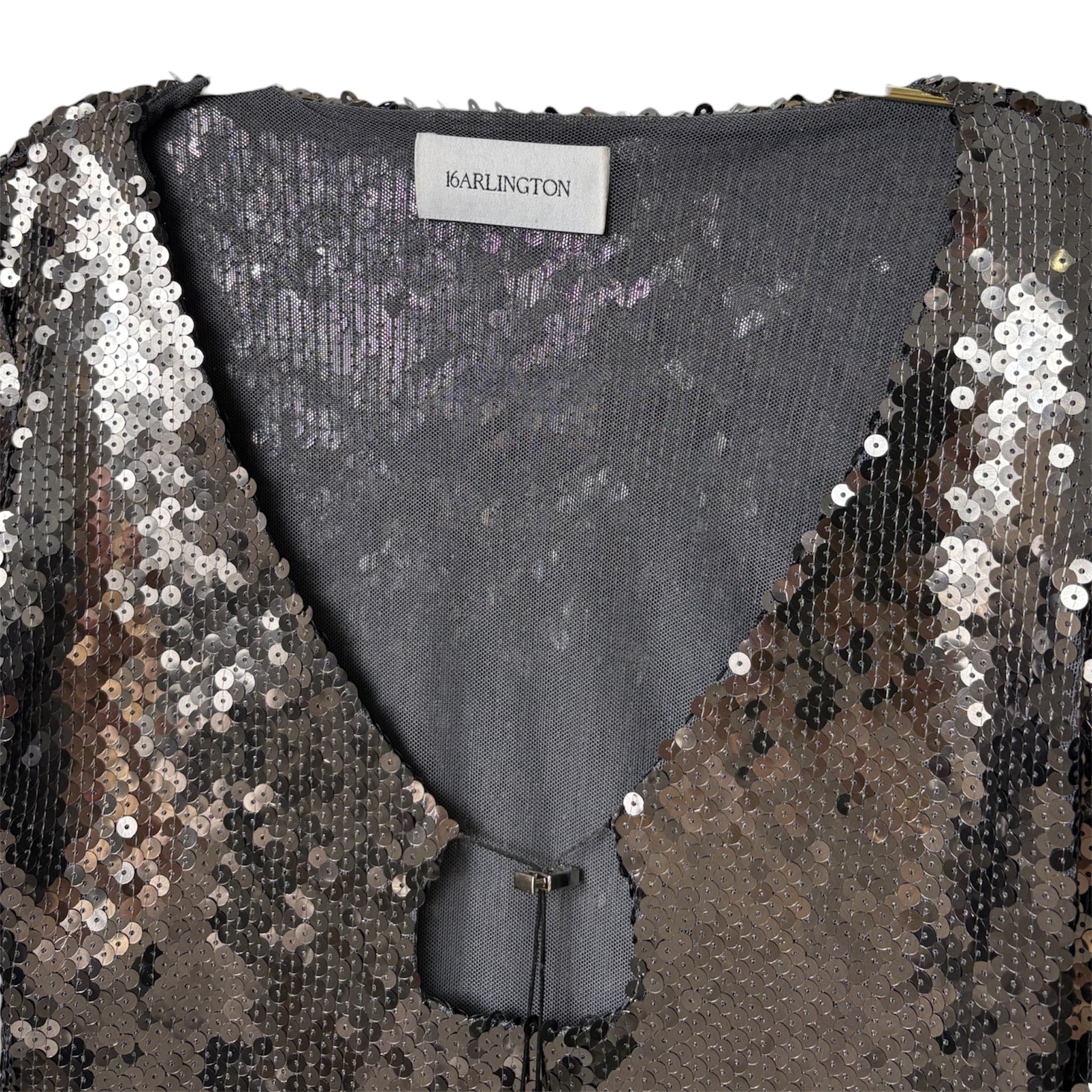 16Arlington 'Solaris' Cut Out Sequin Top - Size 10 - Never Worn