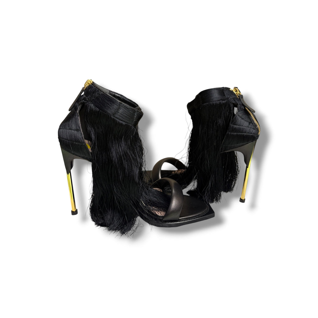 Alexander McQueen Fringed Stiletto - Size 41 - Never Worn