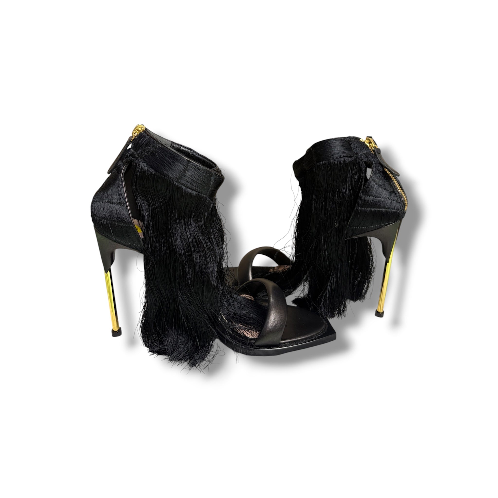Alexander McQueen Fringed Stiletto - Size 41 - Never Worn