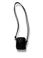 2005 Vintage Chanel Lambskin Cambon Small Crossbody Bag