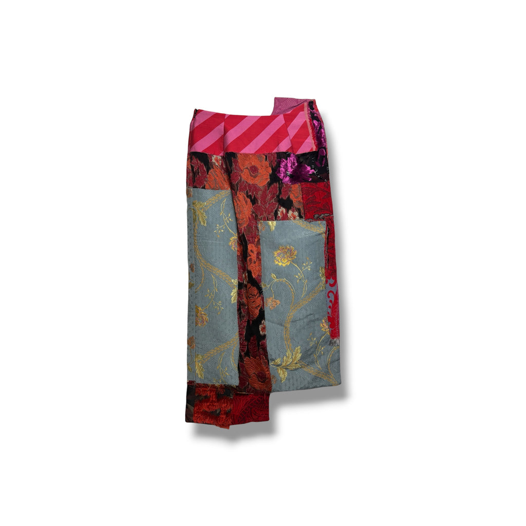 2021 Preen by Thornton Bregazzi Patchwork Skirt - Very Good Condition