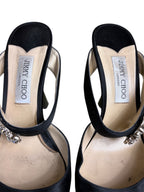 Jimmy Choo Satin Mules - Size 41 - Good Condition