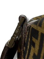 Vintage Fendi Zucca Canvas and Leather Travel Bag - Excellent Condition