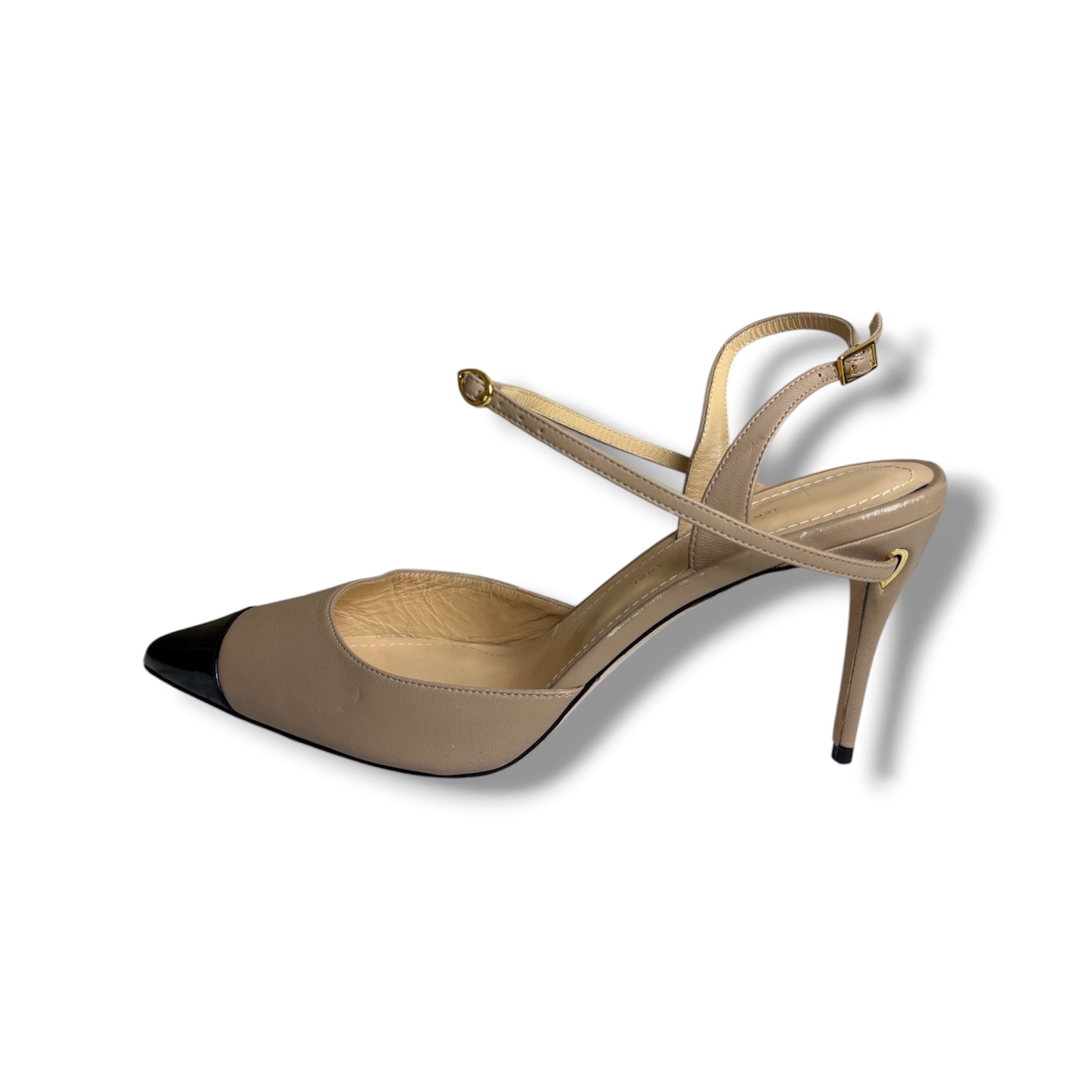 Jennifer Chamandi Vittorio 85 Slingback - Size 41 - Very Good Condition