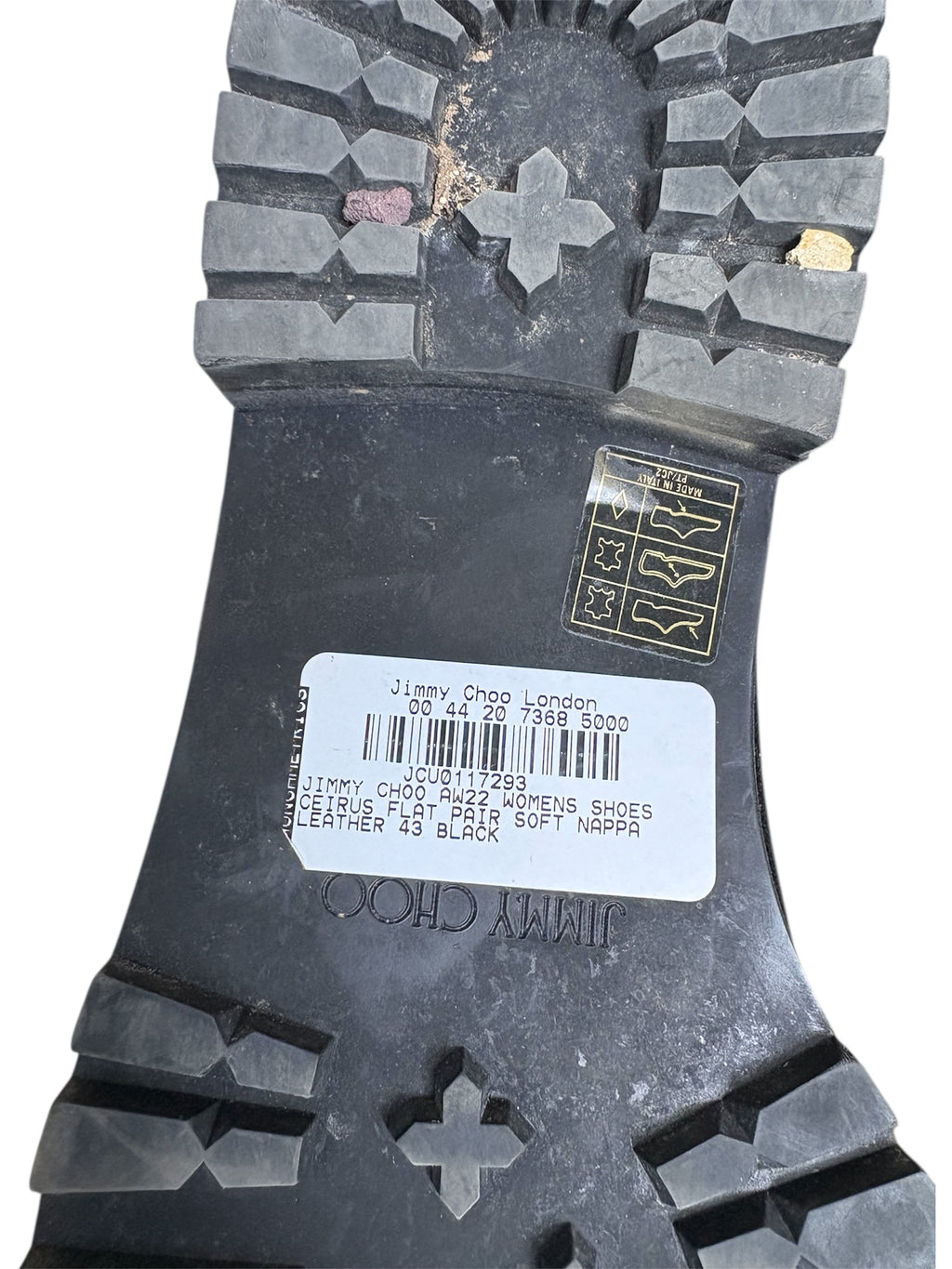 Jimmy Choo Combat Boots - Size 43