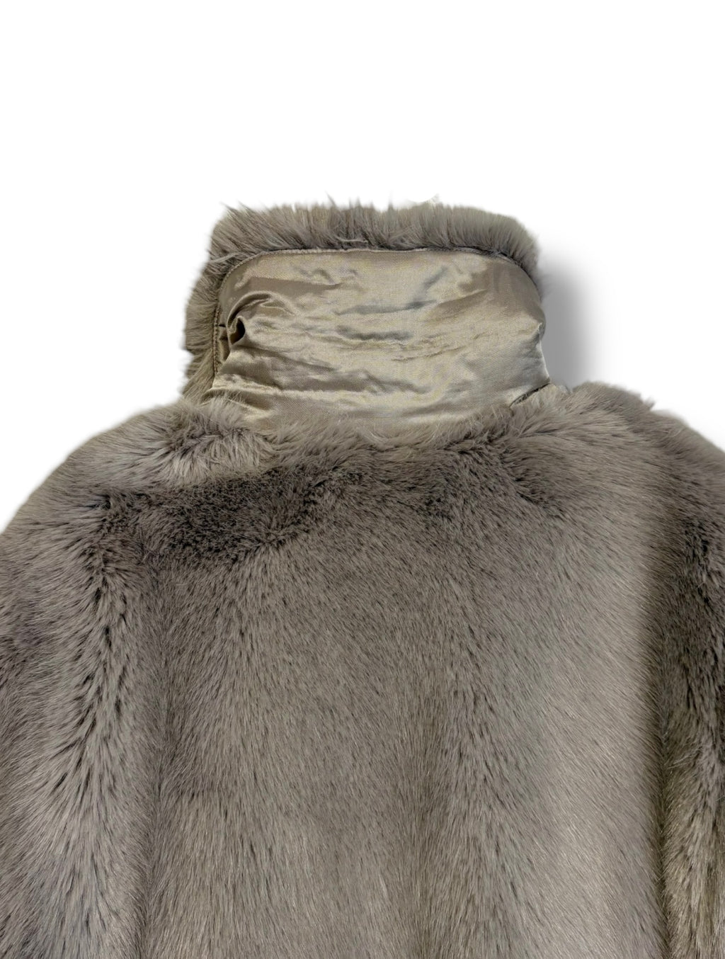 Whistles Faux Fur 'Kumiko' Coat - Size M - Excellent Condition