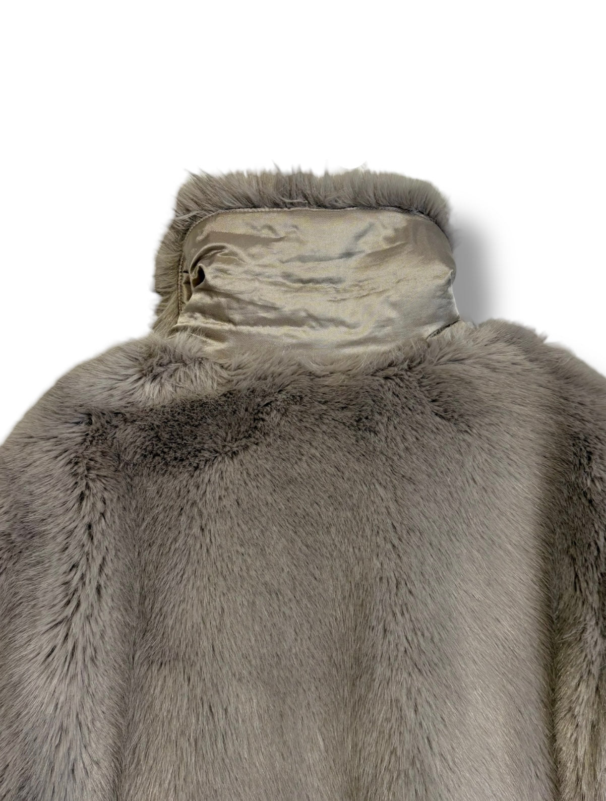 Whistles Faux Fur 'Kumiko' Coat - Size M - Excellent Condition