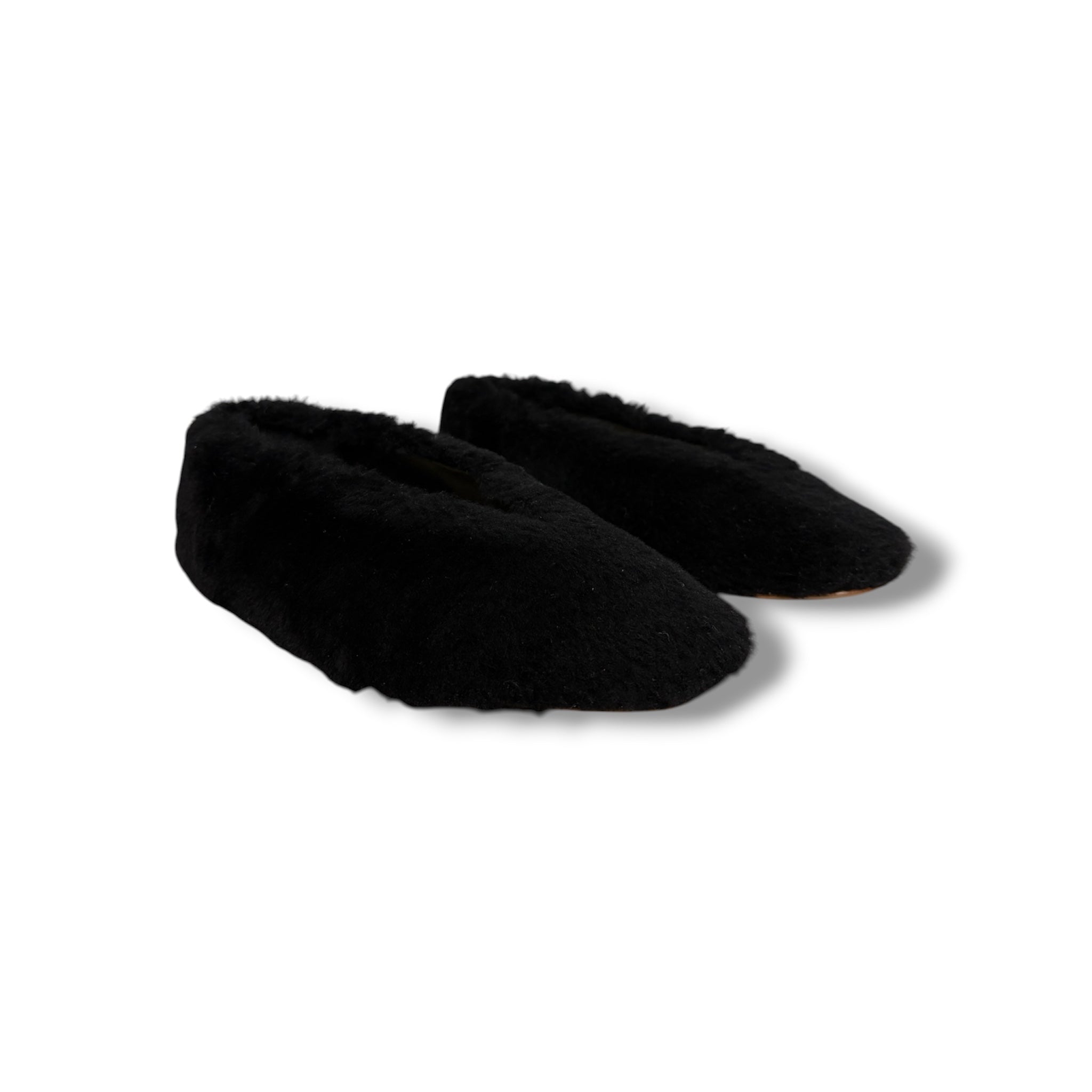 Le Monde Béryl Shearling Luna Slipper - Size 37 - Excellent Condition