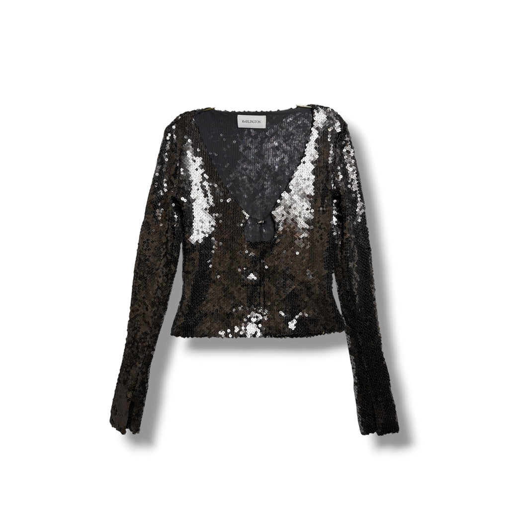 16Arlington 'Solaris' Cut Out Sequin Top - Size 10 - Never Worn