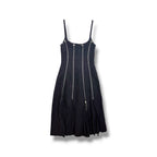 Alexa Chung Linen Midi Dress - Size 10 - Excellent Condition