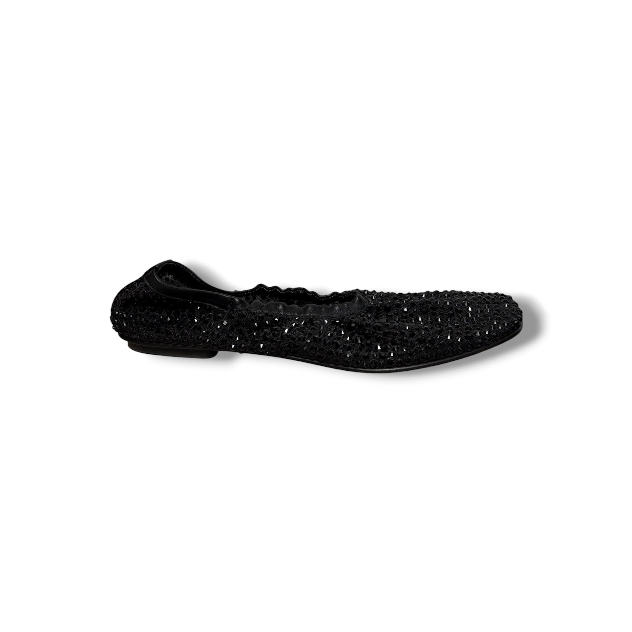 Le Monde Béryl Crystal 'Mica' Flats - Size 38 - Very Good Condition