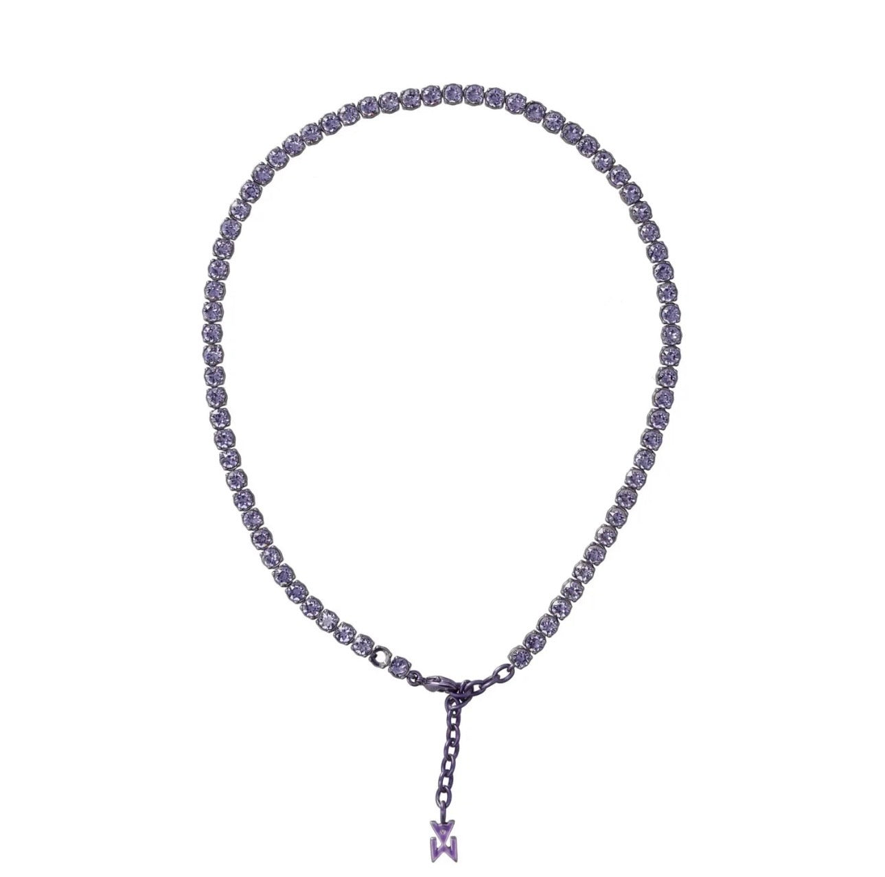 Amina Muaddi Tanzanite Tennis Necklace - Excellent Condition