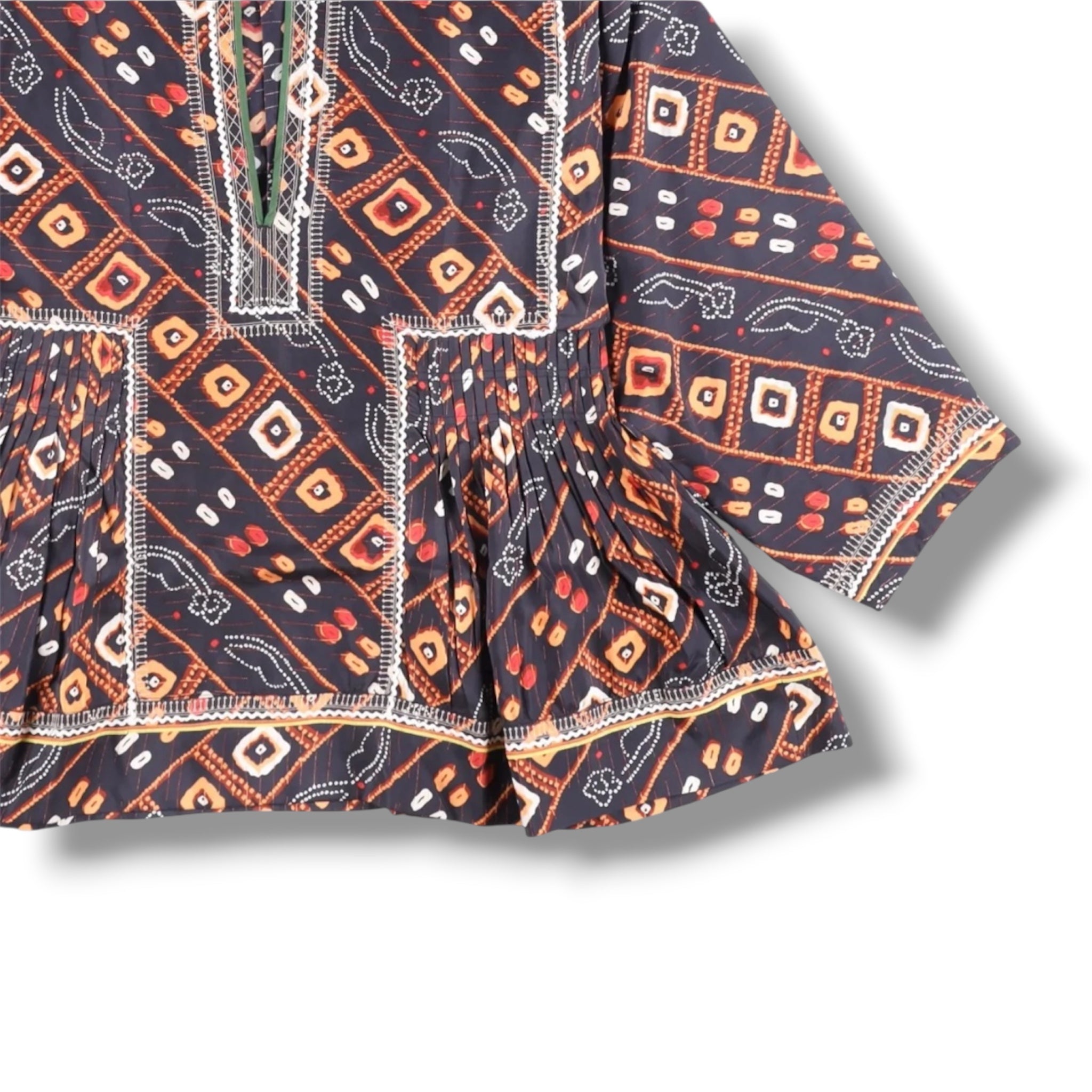 Isabel Marant Geometric Silk Blouse - Size 40 - Brand New With Tags