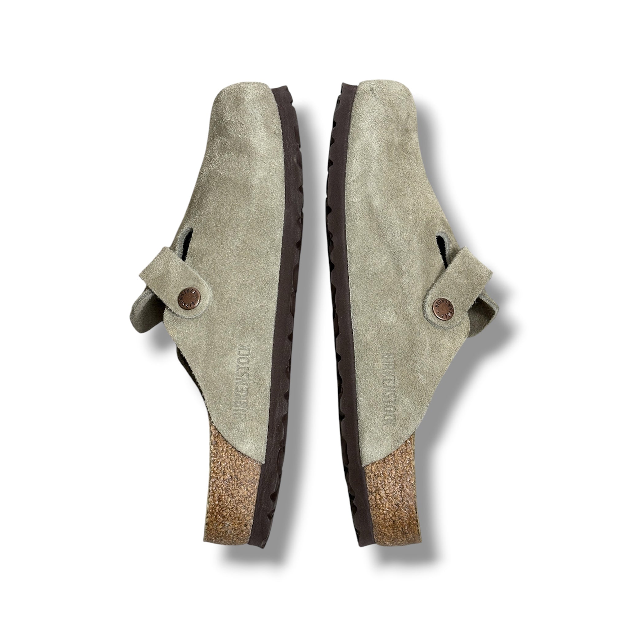 Birkenstock Suede Boston Mule - Size 39 - Excellent Condition