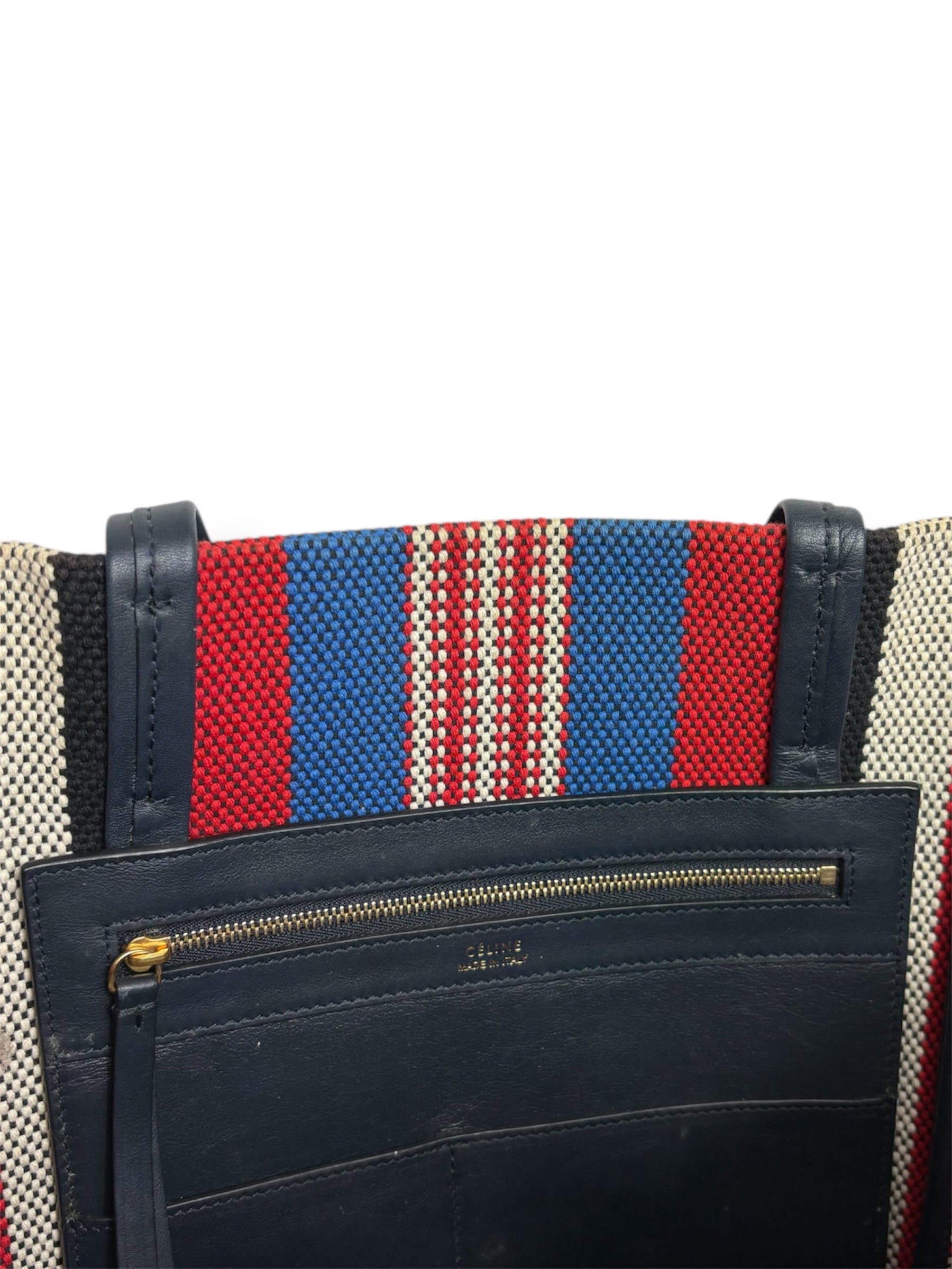 2015 Céline Woven Medium Phantom Cabas Tote