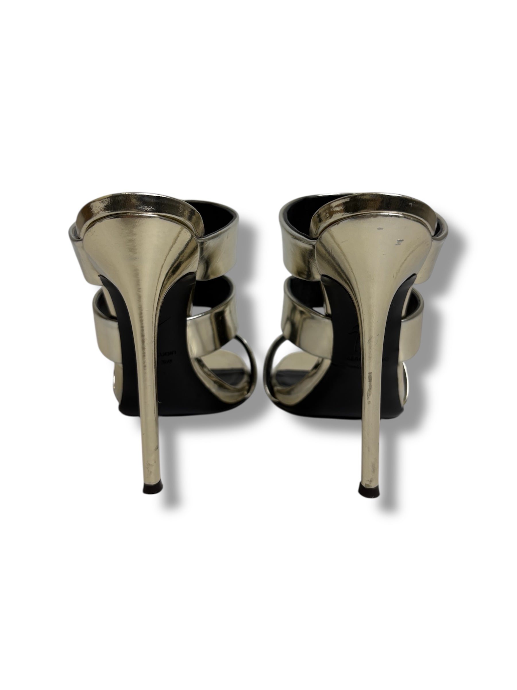 Giuseppe Zanotti Andrea Three Strap Sandal - Size 37 - Excellent Condition