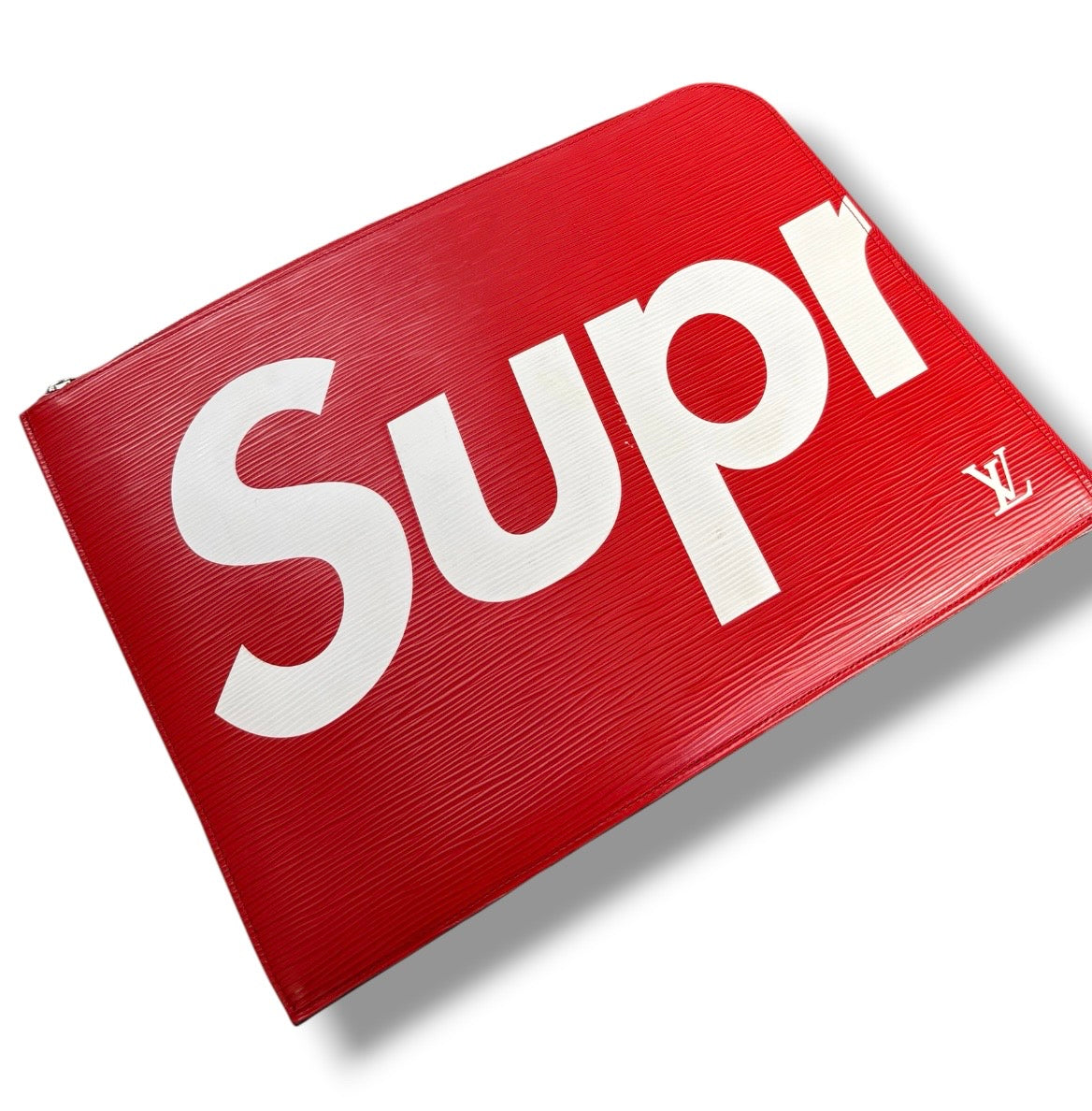 2017 Limited Edition Louis Vuitton x Supreme Pochette Jour GM - Very Good Condition