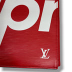 2017 Limited Edition Louis Vuitton x Supreme Pochette Jour GM - Very Good Condition