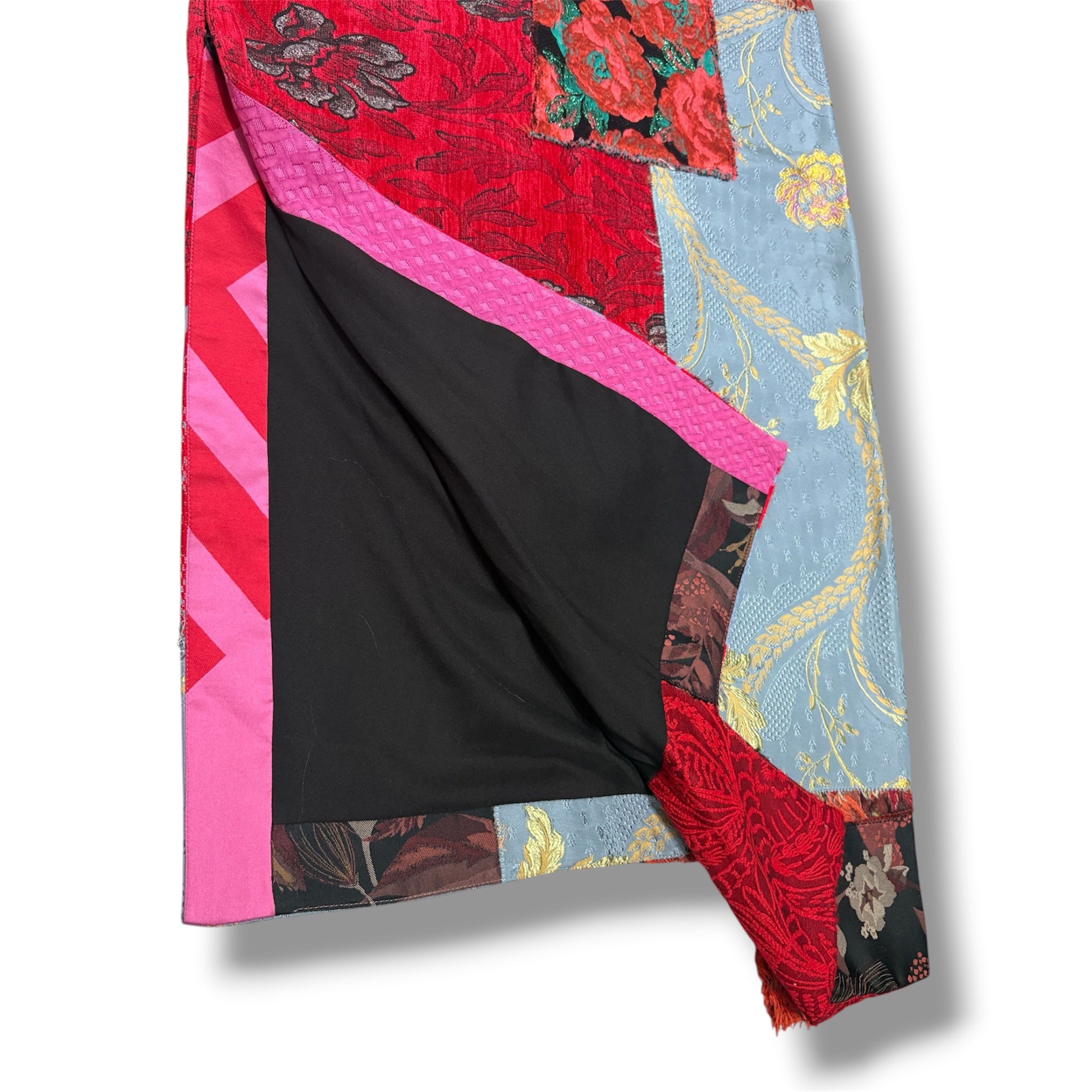 2021 Preen by Thornton Bregazzi Patchwork Skirt - Very Good Condition