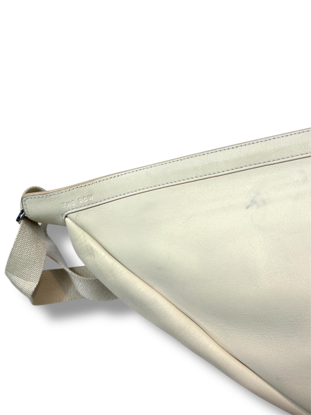The Row Slouchy Banana Textured Leather Shoulder Bag - Very Good Condition