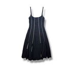 Alexa Chung Linen Midi Dress - Size 10 - Excellent Condition