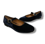 Le Monde Béryl Velvet Mary Jane Ballet Flat - Size 38 - Very Good Condition