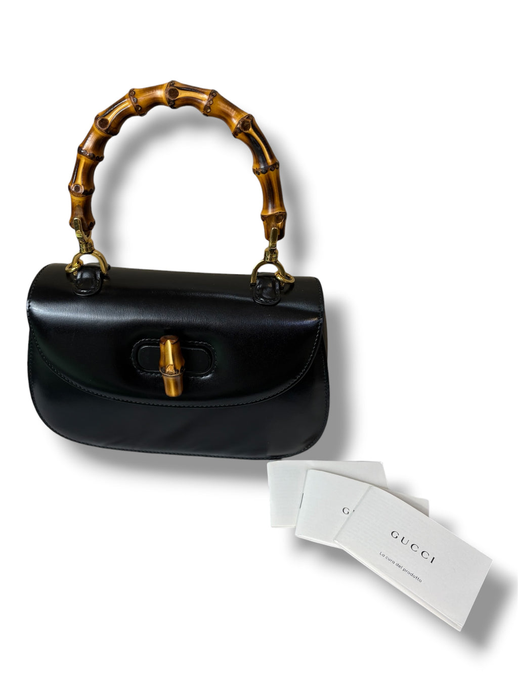 Gucci Small 1947 Bamboo Handbag - Excellent Condition
