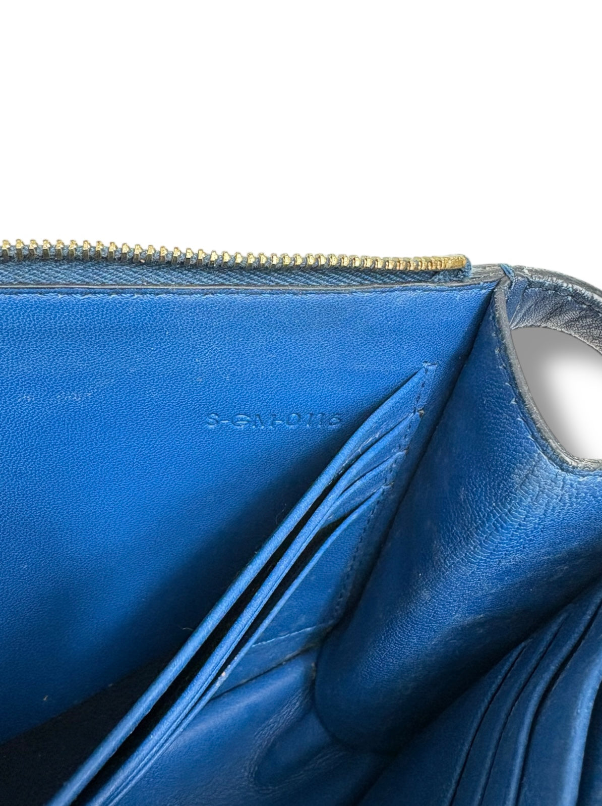 Céline Ring Multifunction Leather Clutch