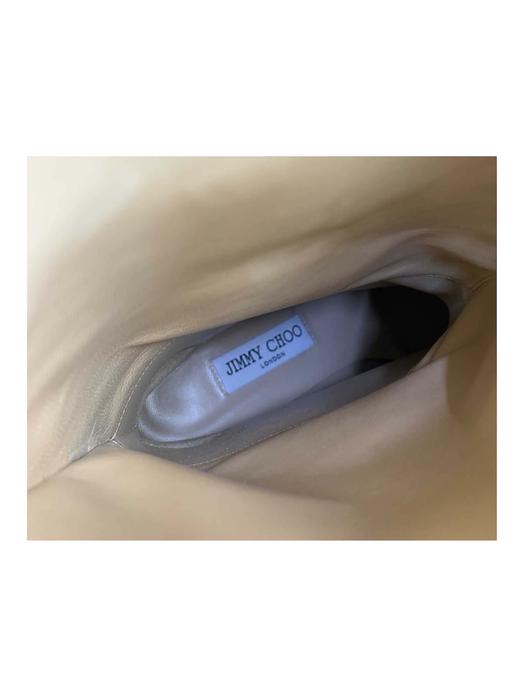 Jimmy Choo Knee High Leather Boots - Size 42