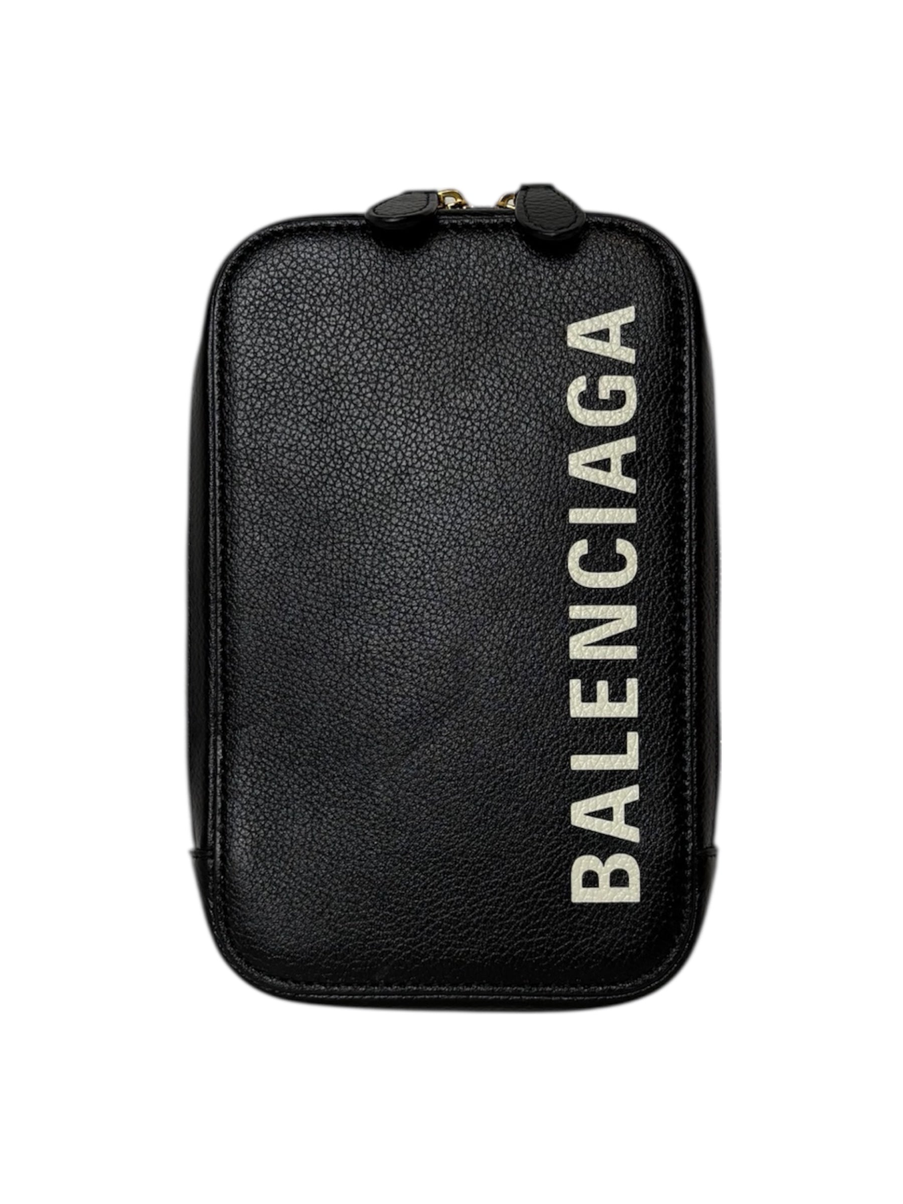 Balenciaga Leather 'Cash Zip Phone Holder' Bag
