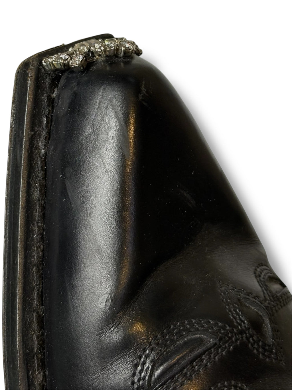 Calvin Klein 205W39NYC Western Boots with Crystal Details - Size 41 - Very Good Condition